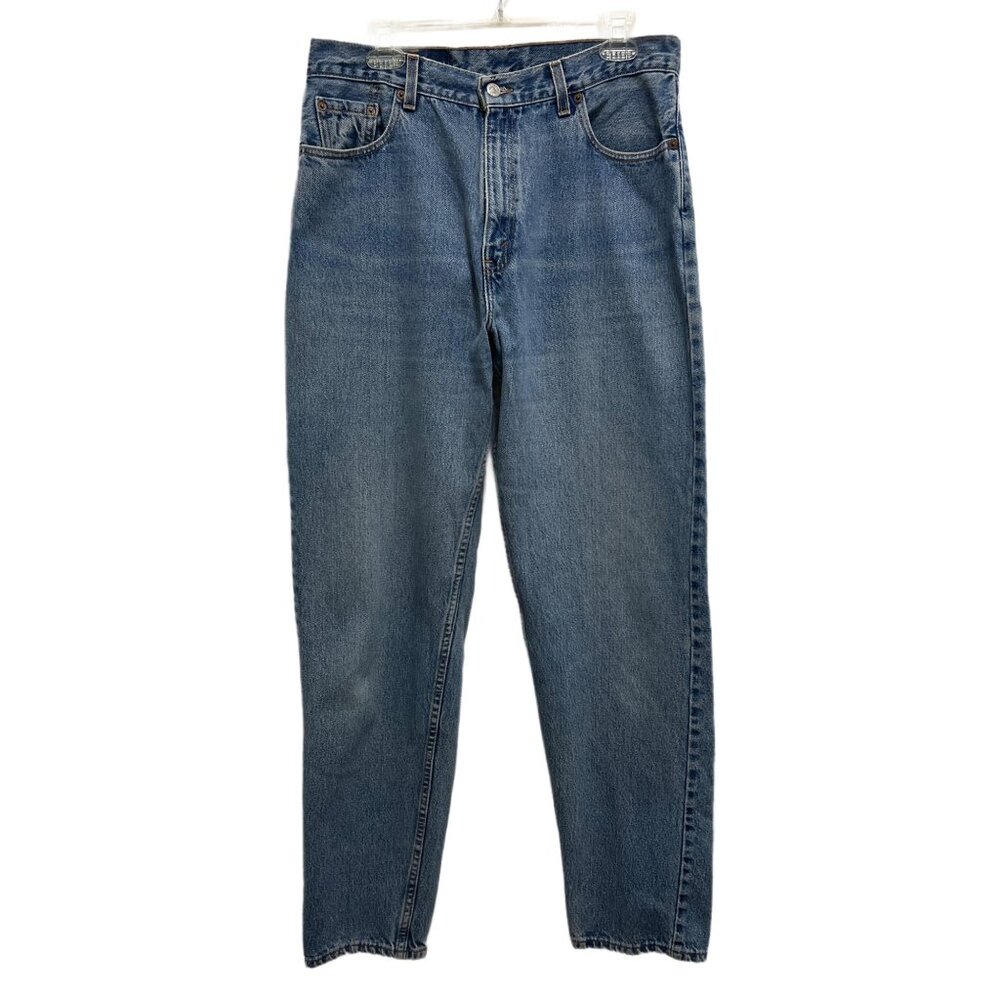 1065 Levi's 560 USA 90's Tapered Leg High Waist Faded Denim Jeans Womens